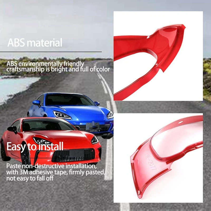 Car Dashboard Instrument Frame Cover Sticker Trim For Toyota 86 GT86 Subaru BRZ 2012-2020