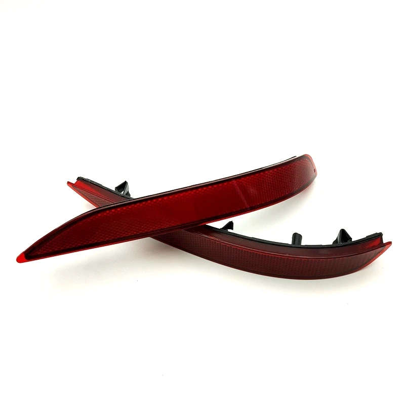 Red Lens Rear Bumper Reflector Warning Light Cover Decoration Strip For Chevrolet Equinox 2018-20