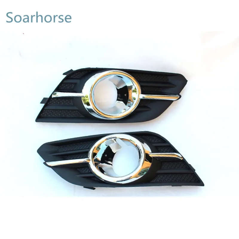 2Pcs Car Front Fog Light bezel Fog Lamp decoration Trim Cover Frame For Buick Encore /Opel Mokka