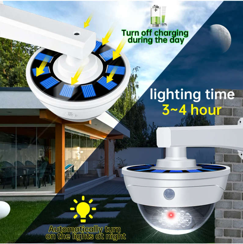 Solar Light with PIR Motion Sensor Detection