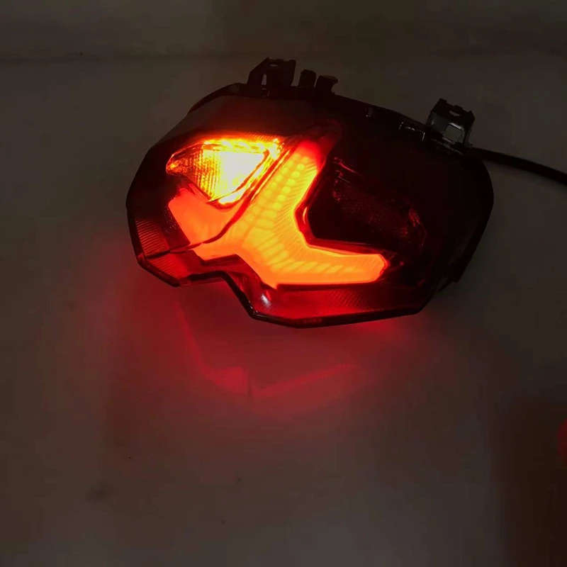Motorcycle LED Taillight for YAMAHA MT09 2021+ Brake Signals Integrated Rear Tail Light Blinker