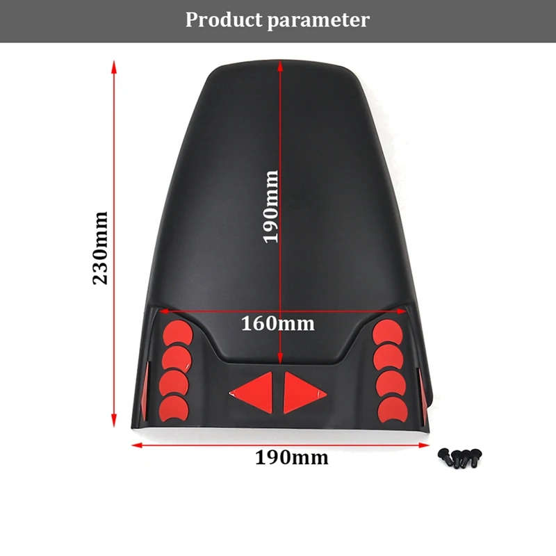Motorcycle Rear Fender Mudguard Extender Extension For YAMAHA MT-07 MT 07 2013-2017 XSR 700