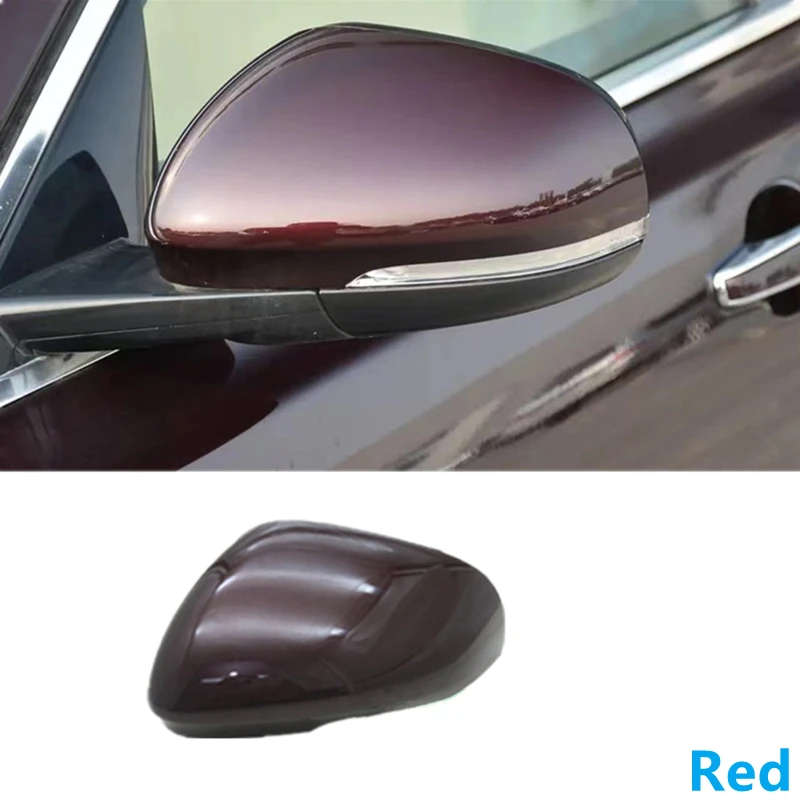 For Jaguar XF XJ 2011-2017 Side Rearview Mirror Covers Carbon Fiber Plating Car Wing Mirrors Cap