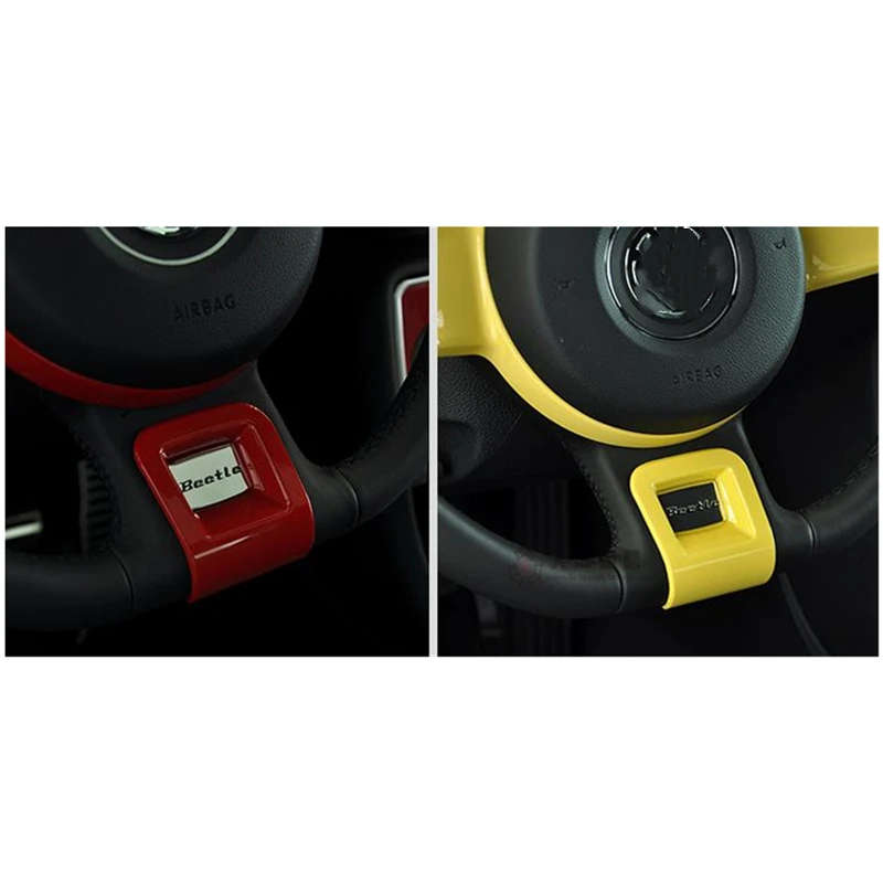 Car styling Steering Wheel Trim Cover Decorative Cap For VW New Beetle 2013-19