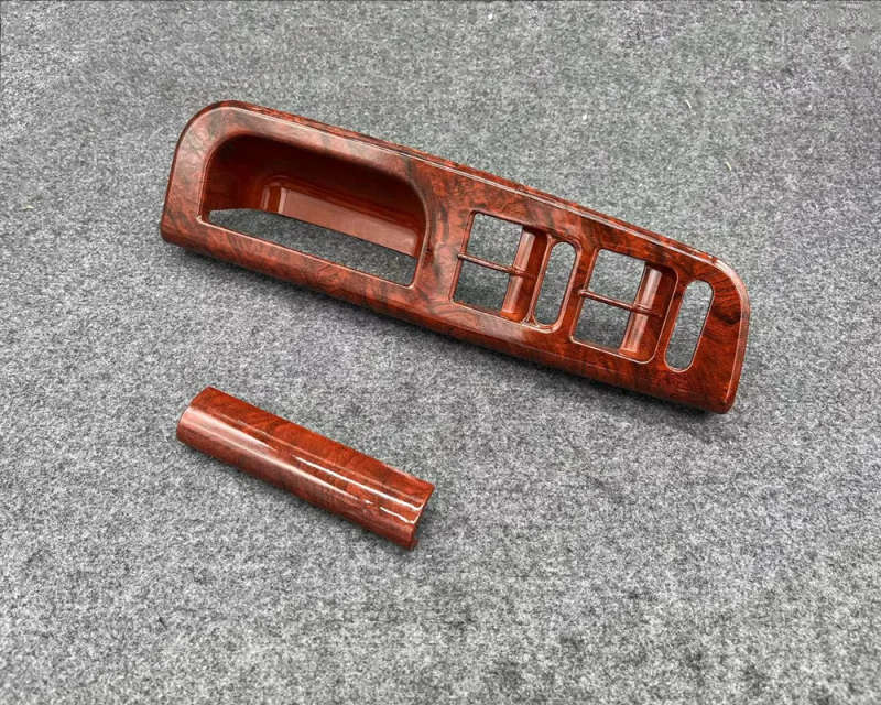 for VW Passat B5 Cherry Wood Door Handle Window Switch Bracket Control Panel Base Trim Cover