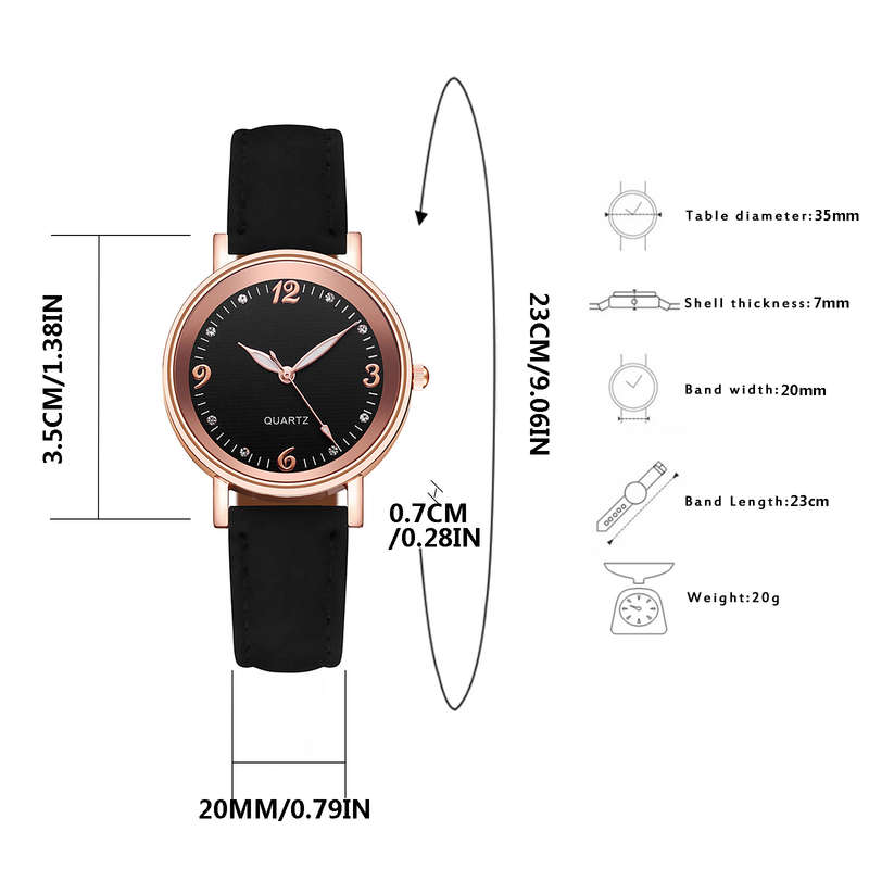 Casual Fashion Women watch quartz Watch -  Pink