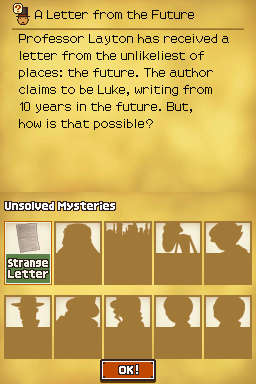 Professor Layton and the Lost Future (Nintendo DS)