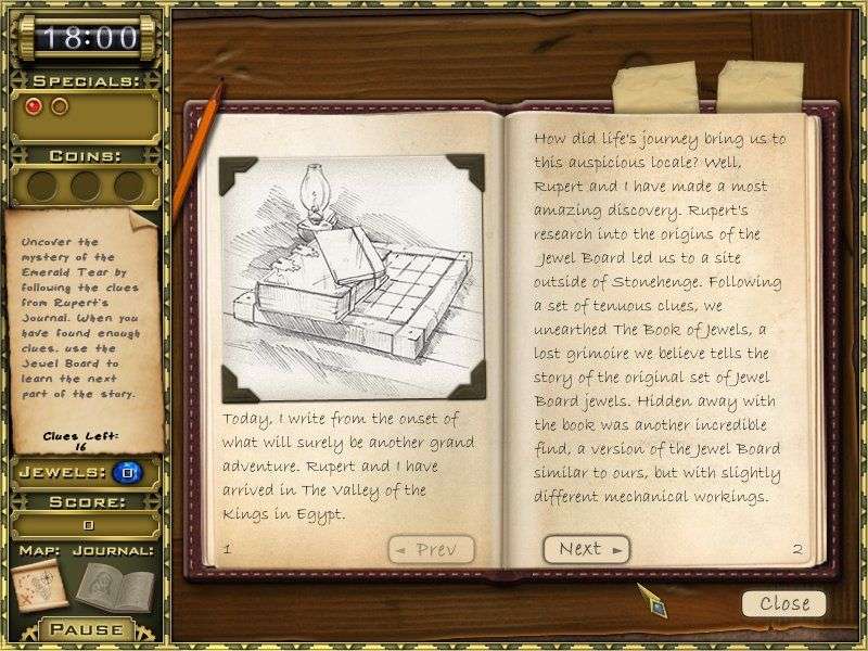 Jewel Quest Mysteries: Curse of the Emerald Tear (Nintendo DS)