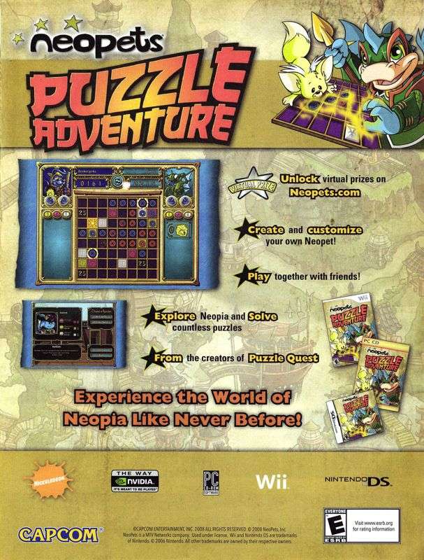 Neopets Puzzle Adventure (Nintendo DS)