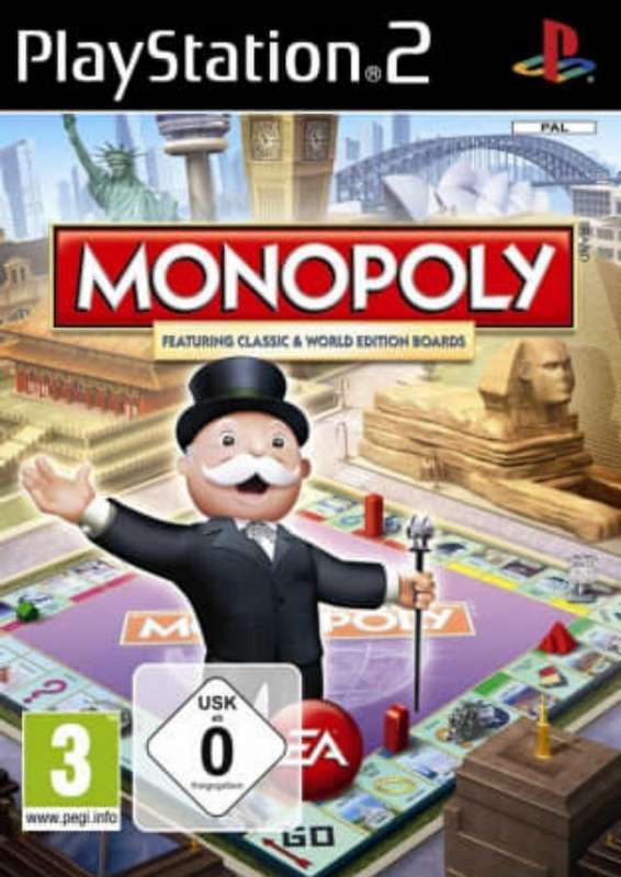Monopoly featuring Classic & World Edition Boards (PlayStation 2)