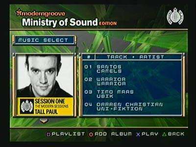 Modern Groove: Ministry of Sound (PlayStation 2)