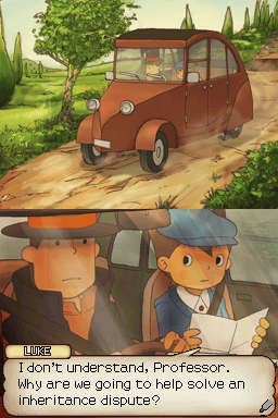 Professor Layton and the Curious Village (Nintendo DS)