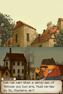 Professor Layton and the Curious Village (Nintendo DS)