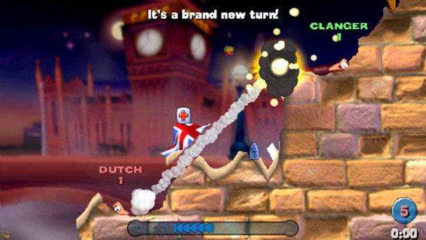 Worms: Open Warfare (PSP)