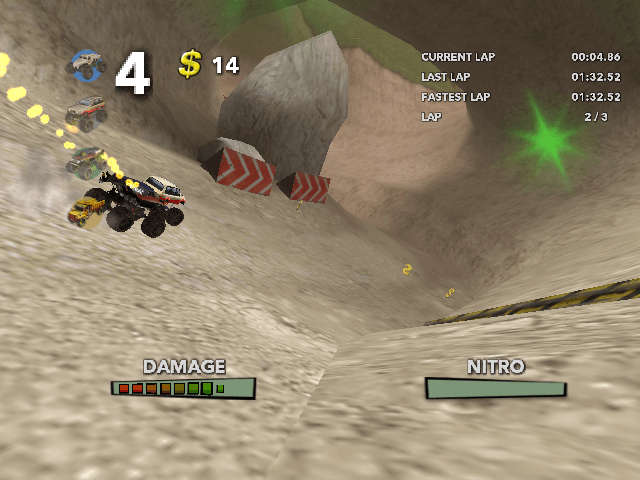 Monster Trux Extreme: Offroad Edition (PlayStation 2)