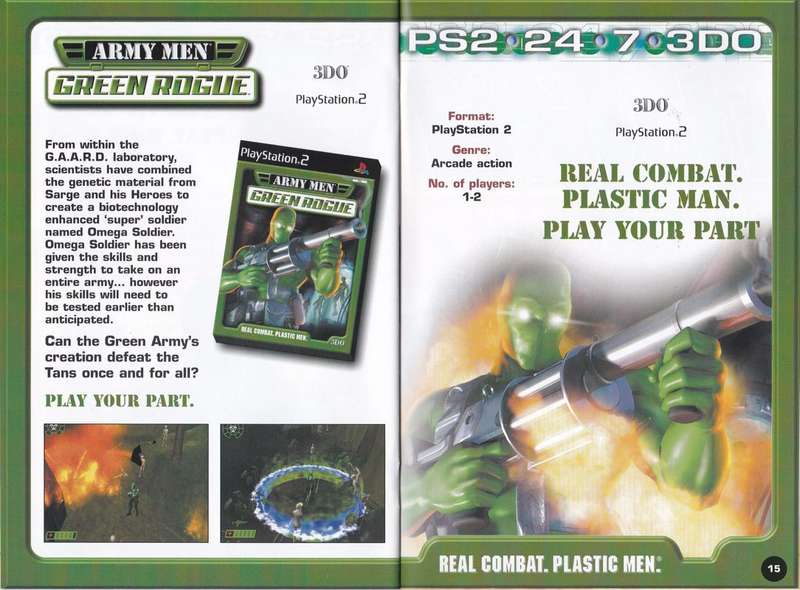 Army Men: Green Rogue (PlayStation 2)