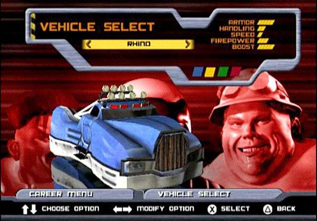 Motorsiege: Warriors of Primetime (PlayStation 2)