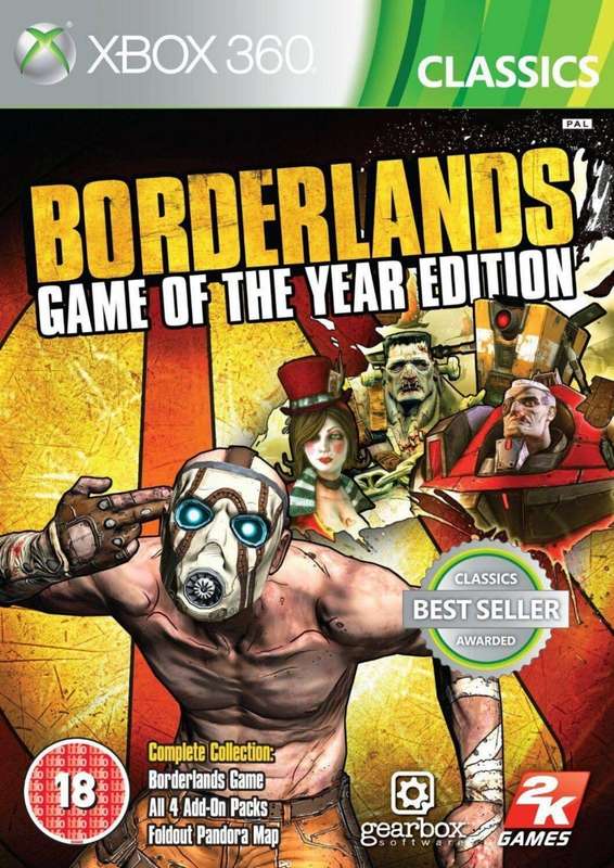 Borderlands Game of the Year Edition - Classics (Xbox 360)