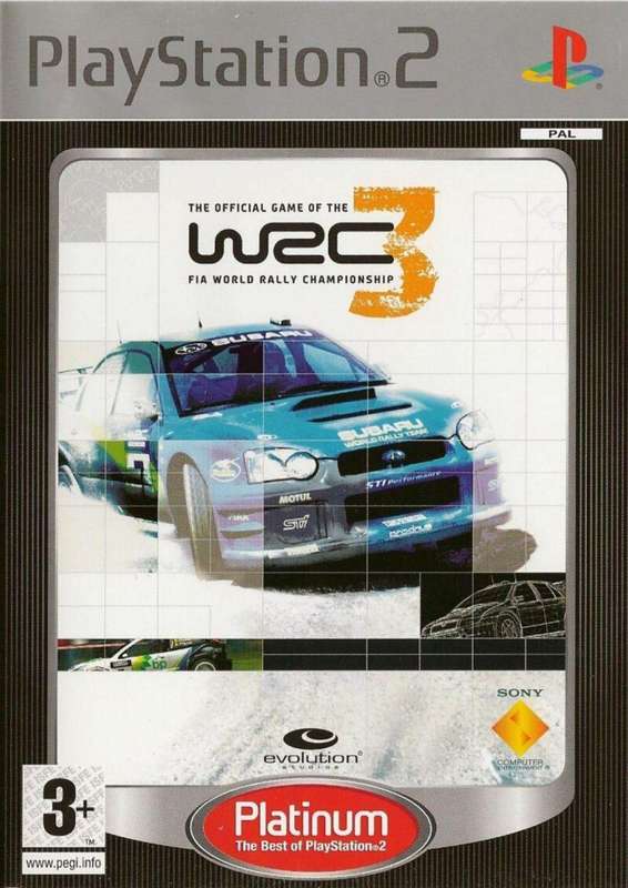 WRC 3: The Official Game of the FIA World Rally Championship - Platinum (PlayStation 2)