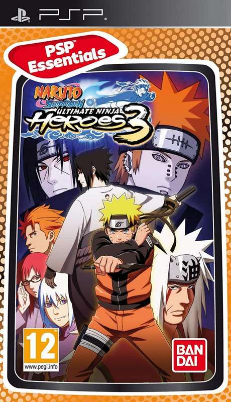 Naruto Shippuden: Ultimate Ninja Heroes 3 - Essentials (PSP)