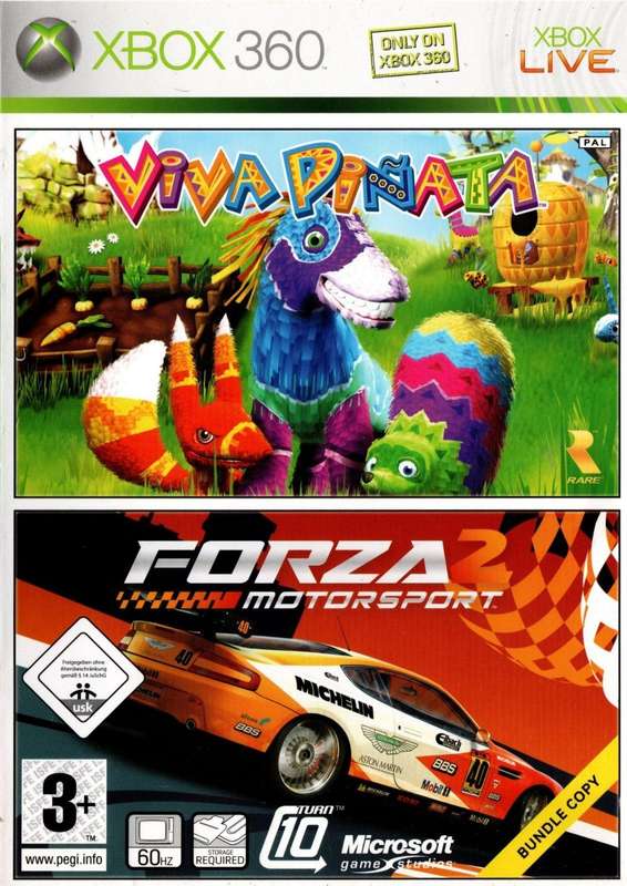 2 in 1: Viva Piñata + Forza Motorsport 2 (Xbox 360)