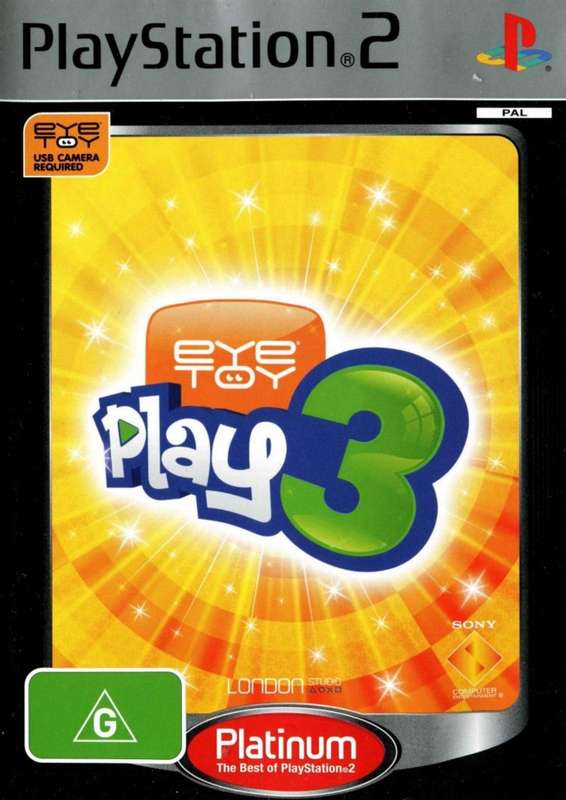 EyeToy: Play 3 - Platinum (PlayStation 2)