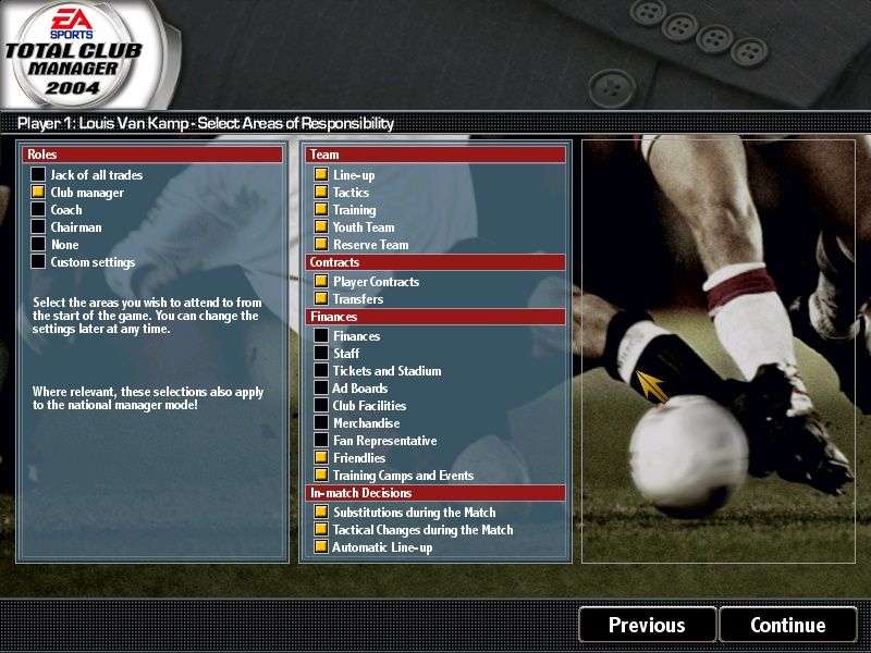 Total Club Manager 2004 (PlayStation 2)