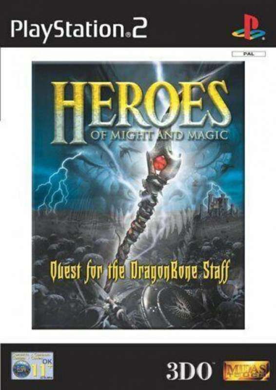 Heroes of Might and Magic: Quest for the DragonBone Staff (PlayStation 2)