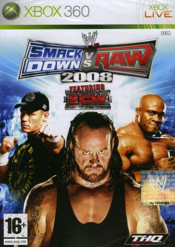WWE Smack Down VS. Raw 2008 (Xbox 360)