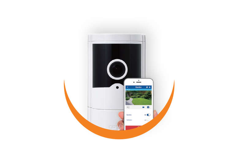 OPTEX  VXI CMOD 180° Wi-Fi verification camera, SD card,  microphone, free Ap