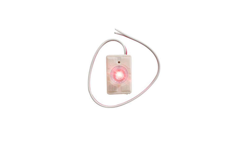 Status LED Indicator, flat, Red, surface or recessed - 12 Volt
