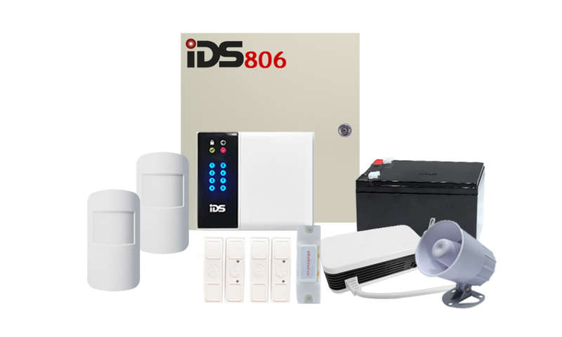 COMBO 1 - IDS 806 WIRED ALARM KIT