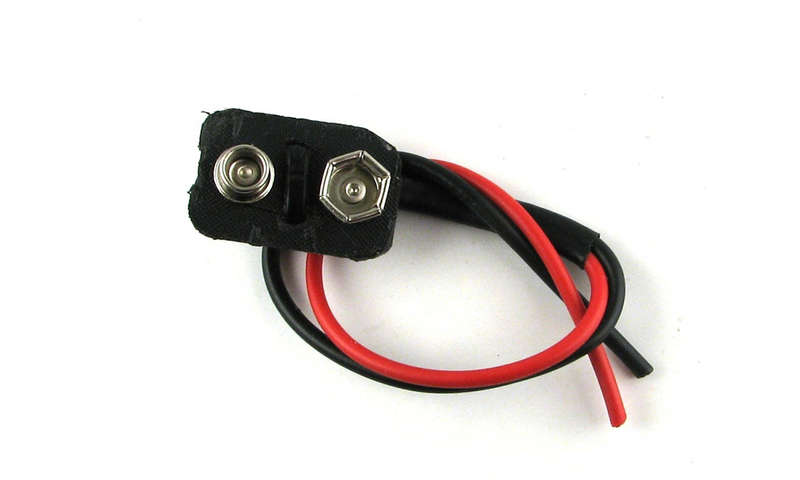 Battery lead for 9 Volt PM3  battery used on Wireless outdoor PIR