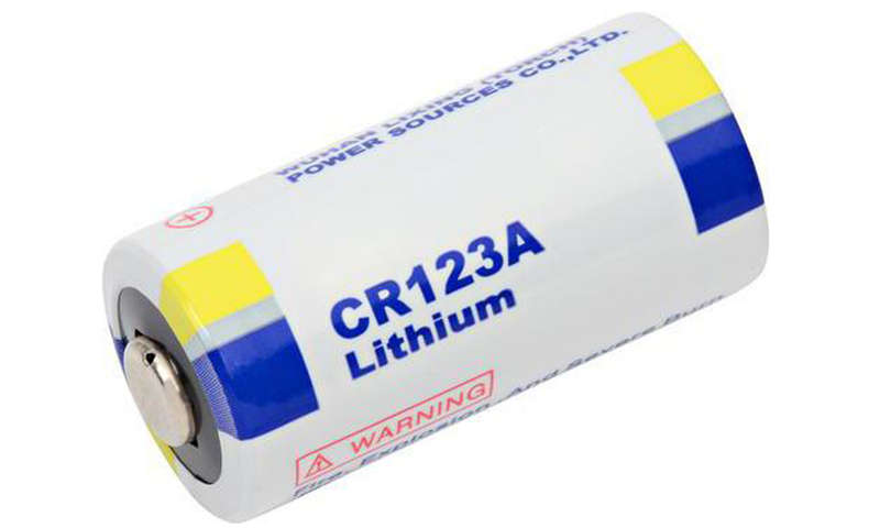 CR123 3 volt for Wireless PIR & magnetic door sensors