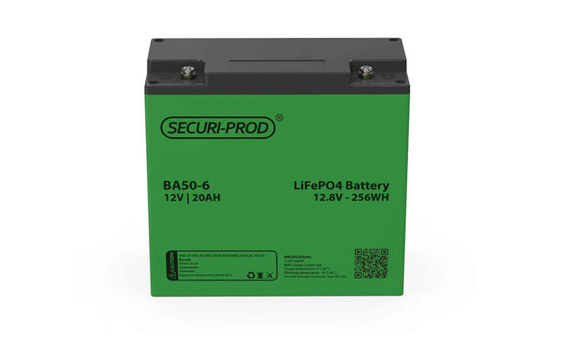Securi-Prod Battery Lithium 12V 20AH