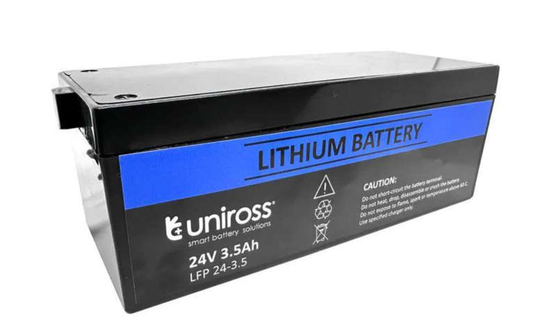 Uniross- 24v 3.5Ah Lithium Li-FEPO4 Battery
