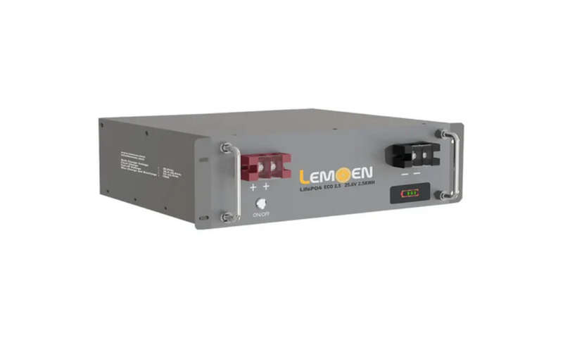 Lemoen: Battery Lithium Ion ECO 2.56KWH 25.6V 100Ah (Rack Mount)