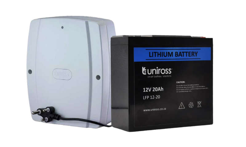 6 AMP Power supply with 20 AMP Lithium Battery