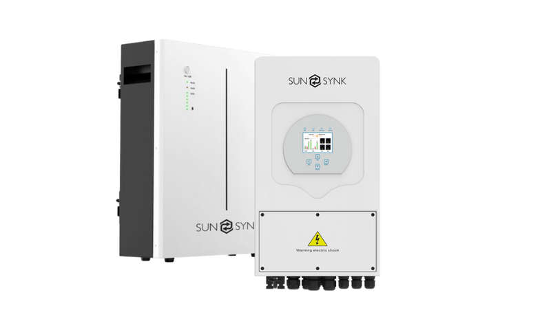 Sunsynk 5KW hybrid invertor + Sunsynk 5.12KWH lithium battery