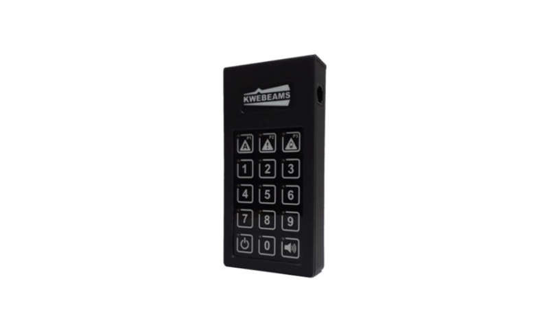 Kwebeams 9 zone mobile keypad