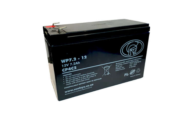 Battery MF, 12V, 6.8Ah - CENTURION (Sealed Maintenance Free) strictly for use with the D3/D5/D6 S...