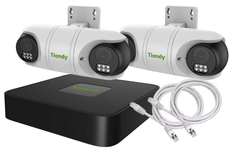 OMNI IP Camera Kit. 2 x 2-in-1 Cameras