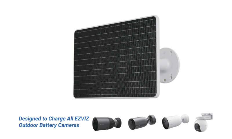 EZVIZ 12W Solar Panel with Backup Battery