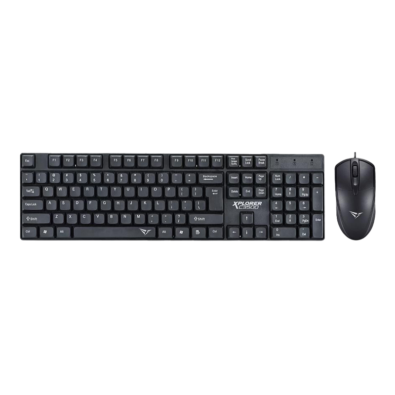 Alcatroz Xplorer C3500 Wired Keyboard and Mouse Combo