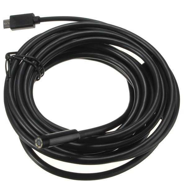 6 LED 7mm Lens IP67 USB Android Endoscope Borescope Tube Snake Camera for Android Phone and PC