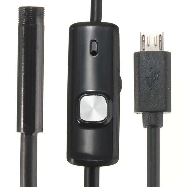 6 LED 7mm Lens IP67 USB Android Endoscope Borescope Tube Snake Camera for Android Phone and PC