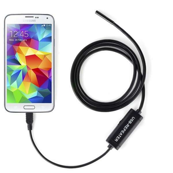 6 LED 7mm Lens IP67 USB Android Endoscope Borescope Tube Snake Camera for Android Phone and PC