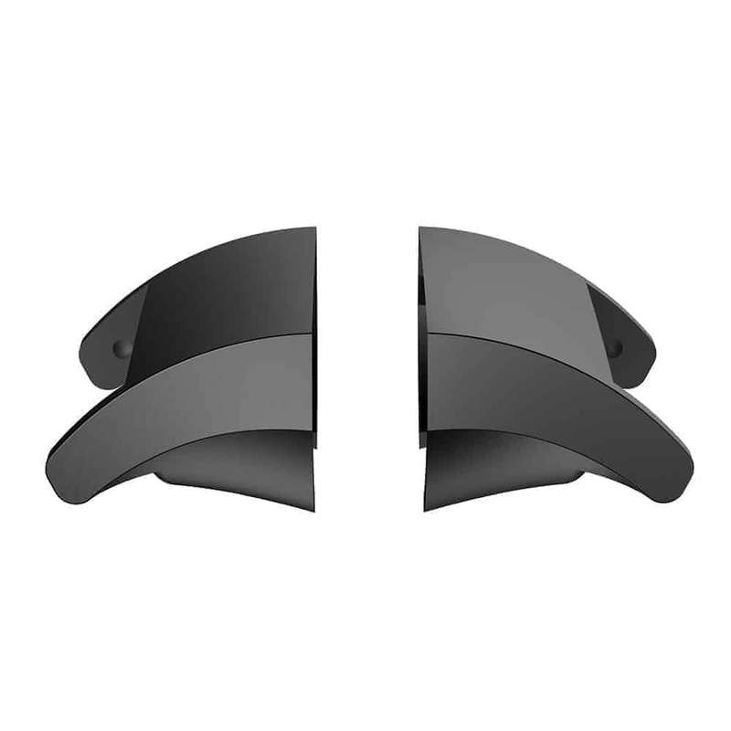Killer Deals Stainless Steel Adapter Connector for Fitbit Charge 3/4 (18mm strap) - Black