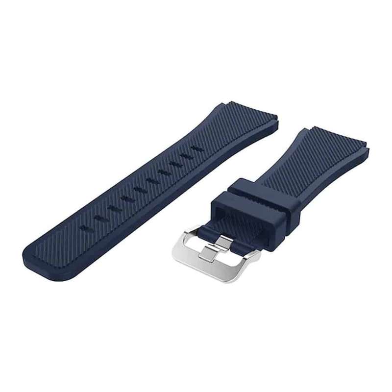 Killer Deals Silicone Strap For Samsung Gear S3 Frontier, Amazfit Stratos 2/2S Pace (S/M) - White
