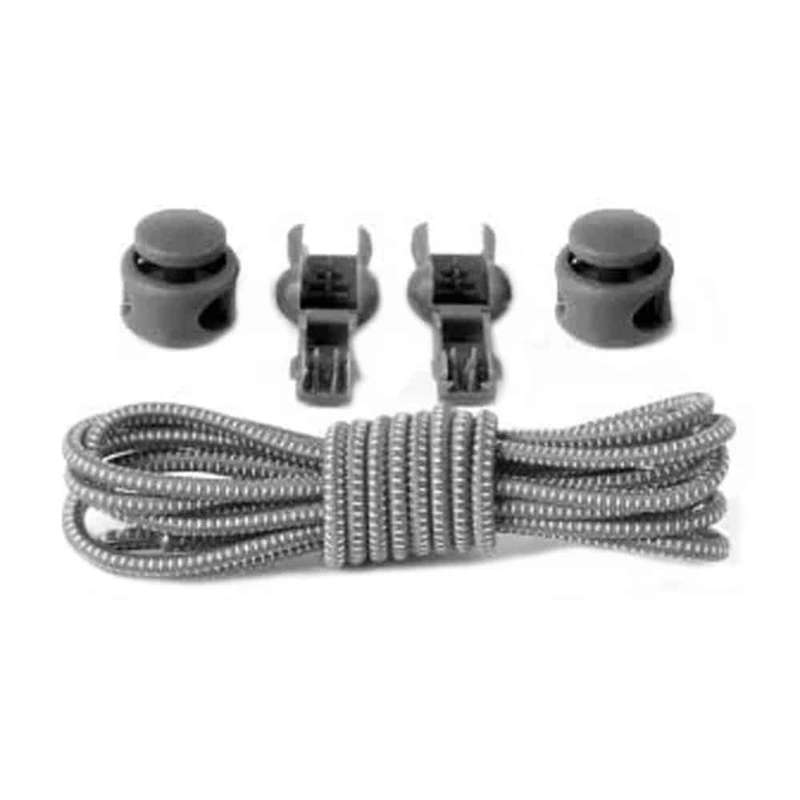 Killer Deals Lazy No-Tie Elastic Speed Shoelaces - Grey